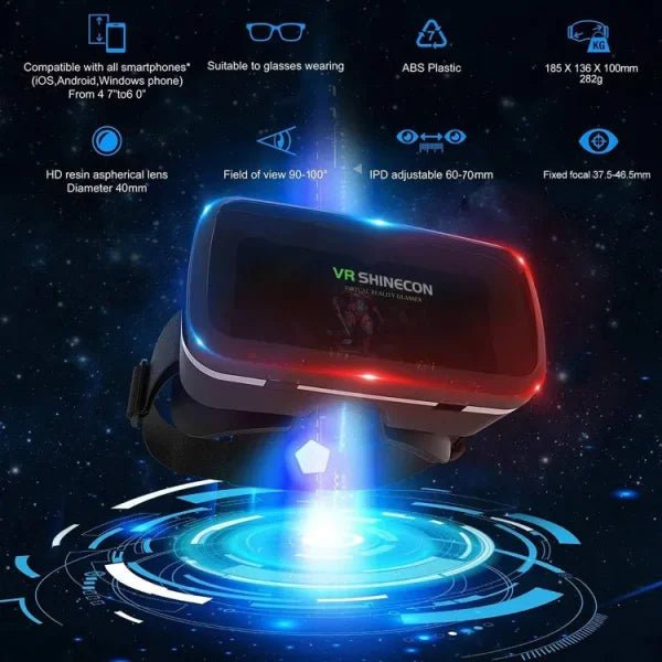 virtual reality glasses price in pakistan - Vr Box – 3d Virtual Reality Box. With Remote ( Black ) | Model – Vr Shincorne. - NovaSpark